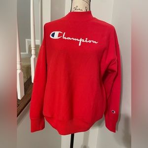 Champion Sweatshirt Red Reverse Weave Medium NWT